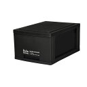LIV PLUS ベストコ 4988562002693 Boiteリビング 1段収納/スリム ブラック MA−4035(3)