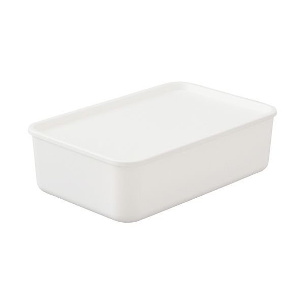 4967576526227 アイリス フタ付き積み重ねボックス45 ホワイト FTB-45