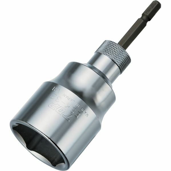 【商品説明】●特徴●40Vまで対応 7.2〜18Vいずれも対応●耐久性は5倍以上(40V使用時)(32mm以上は3倍以上)(当社比)●18V使用時はさらに抜群の耐久性を発揮！●ワンタッチでシャンク交換●仕様、規格●サイズ　対辺寸法（mm）32　D（mm）425　d（mm）315●重量（g）260