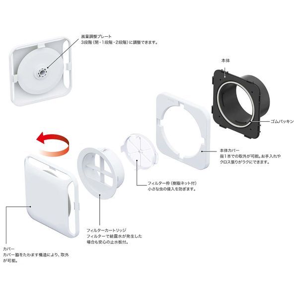 (LINE�����ݥ�ͭ)�ʥ��� NASTA KS-86PR001FKA ���ⴹ���� ���̡�����Ĵ�᥿���� �����ե��륿���� ��150 ����С����졼 KS86PR001FKA