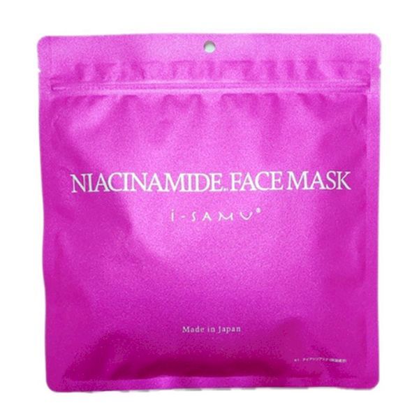 K13970-3 i−samu FACE MASK 30枚入り ナイアシンアミド配合 ピンク