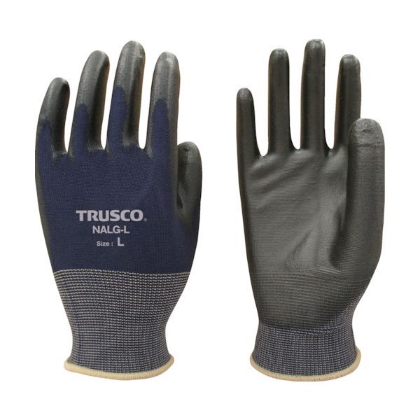 【即納在庫品】「直送」TRUSCO NALG-M 5本指先補強 ウレタン背抜き手袋 M