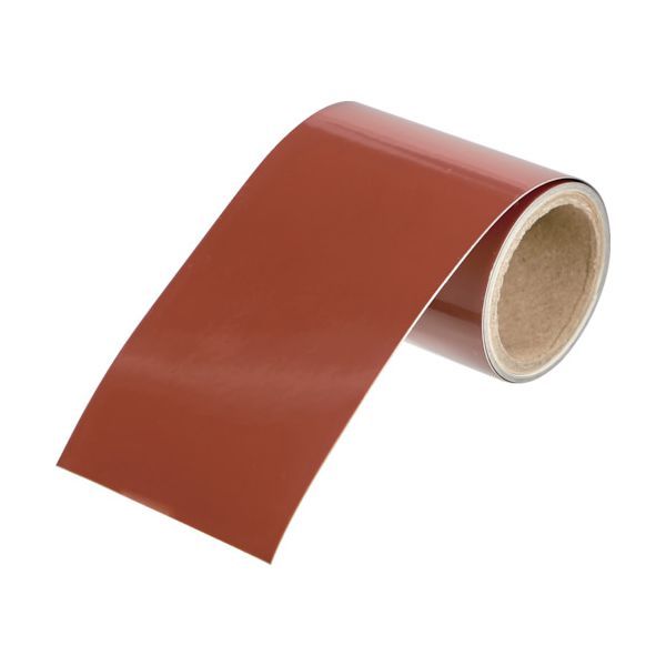 【即納在庫品】「直送」TRUSCO RAH-502S 配管識別テープ 暗い赤 7．5R3／6 蒸気関係 50MM幅X1M