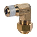 【即納在庫品】「直送」TRUSCO TS-10X8-03LM クイックシール継手 エルボ φ10X8 呼びR3/8