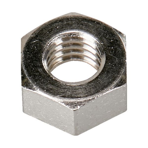 (LINEクーポン有)【即納在庫品】「直送」TRUSCO Y811-0005 六角ナット1種 真鍮ニッケル ねじ寸法M5×0．80 10本入 少量パック Y8110005