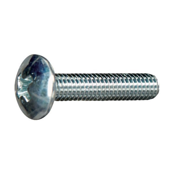 【即納在庫品】「直送」TRUSCO Y841-0308 トラス頭小ねじ 三価白 全ねじ M3×8 20本入 少量パック