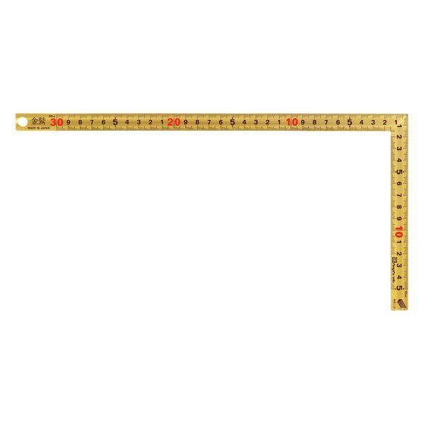 新潟精機 GSHD3010KD 金鷲 金曲尺 30cm/1尺 快段目盛 併用目盛