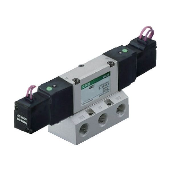 (LINE�����ݥ�ͭ)��¨Ǽ�߸��ʡۡ�ľ����CKD 4KB420-15-AC100V 4K���꡼���ѥ����åȼ�5�ݡ����ۥ���å����Х�� 4KB42015AC100V