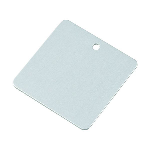 乐天商城 - 【即納在庫品】「直送」緑十字 159080 バルブ開閉札 無地タイプ 特15−142 50×50mm 両面ニス加工 アルミ製