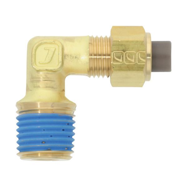 【即納在庫品】「直送」潤工社 PL-3/16-PT1/4-BS 黄銅製継手 インチ系列 エルボ 4．76×3．48mm PT1／4