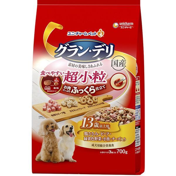 Natural - ユニ・チャーム 4520699624944 グラン・デリ ふっくら仕立て食べやすい超小粒13歳以上用 700g