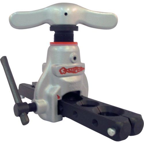 【即納在庫品】「直送」スーパーツール TF456WH フレアリングツール 偏芯式 フィードハンドル型 新冷媒・新規格対応 インチサイズ用