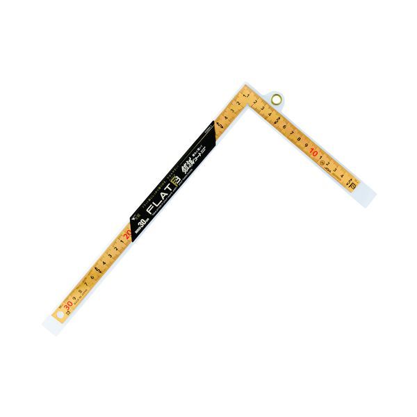 新潟精機 FLAT3G30C 金鷲 金曲尺 フラット3 快段目盛 30cm