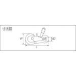 (LINEクーポン有)【即納在庫品】「直送」水本機械製作所 B-886 ステンレス オープフックB型 使用荷重0．98kN B886