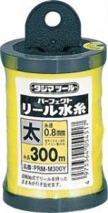 【あす楽対応】「直送」TJMデザイン タジマツール PRM-M300Y パーフェクトリール水糸 蛍光イエロー／太【キャンセル不可】