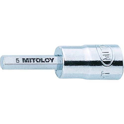 「直送」ミトロイ MITOLOY P204HT 1/4 ヘックスソケット 4MM
