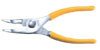 (LINEクーポン有)ミトロイ MITOLOY LPB-165 ロングノーズプライヤ ベント 165 バネ付 LPB165【キャンセル不可】 水戸工機