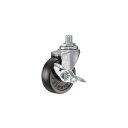 ハンマーキャスター 415A-1R65 A型ねじ式 自在SP付 ゴム車65mm UNF1/2【キャンセル不可】