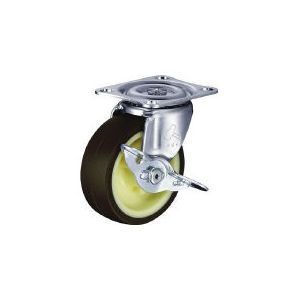 (LINEクーポン有)ハンマーキャスター 415G-UR65 G型 自在SP付 ウレタン車65mm 415GU 315-8616【キャンセル不可】 ストッパー付