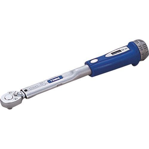 前田金属工業メーカーお問い合わせ：06-6973-9735【特長】●メカニカル機構のデジタル表示値により、直接数値を読み取ってトルク設定を行うため、設定ミスの防止や締付トルクの管理に便利です。●あらかじめ設定したトルク値に達すると「カチッ」という音と手に軽い「ショック」でお知らせします。【用途】●トルク設定の必要な箇所での組み立て・整備・点検に。【仕様】●トルク調整範囲(N・m)：1〜6●最小目盛(N・m)：0.1●差込角(mm)：6.35●全長(mm)：222●頭部幅(mm)：24●トルク精度：±3%●負荷方向：右【仕様2】●校正証明書付【セット内容／付属品】●ケース付【注意】●トルク負荷方向は右回転のみです。【原産国】日本