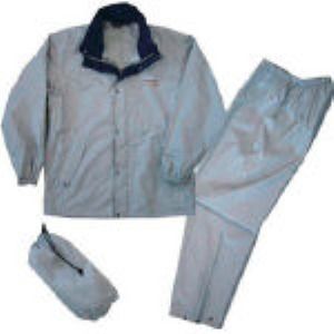 【即納在庫品】「直送」カジメイク 7250-71-L エントラントレインスーツ2 シルバー L