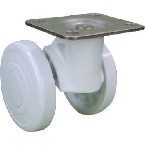 (LINEクーポン有)【即納在庫品】「直送」パーツ CNPS75W キャスパッド プレート式双輪キャスターナイロ..