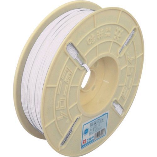 【即納在庫品】「直送」共和 ［QCP-500-6］ポリエチレン リール巻 4mm×500M 白