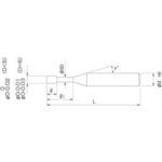 【即納在庫品】「直送」NS 08-00217-05035 高硬度用4枚刃ロングネックスクエアエン...