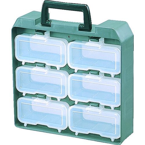 【即納在庫品】「直送」IRIS UC-6W 231011 パーツ収納 ユニットケース ウエストケース6個付 UC6W