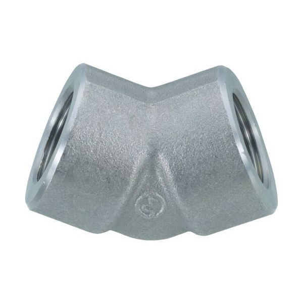 Rakuten - (LINEクーポン有)【即納在庫品】「直送」フジトク 45E-PT-32A 45°高圧エルボ 45E 32A 炭素鋼 ねじ込み 45EPT32A 226-6351