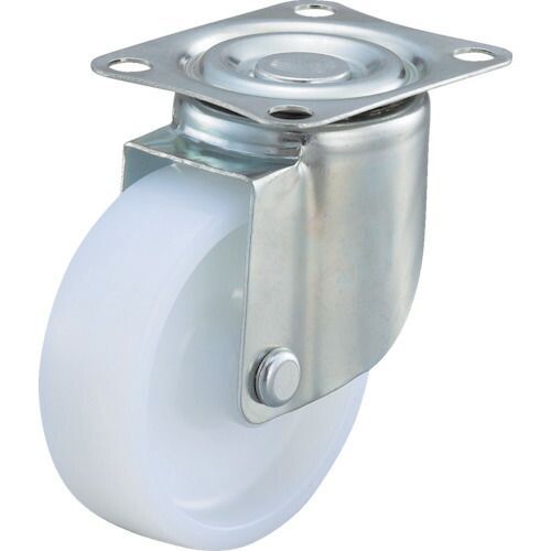 (LINEクーポン有)【即納在庫品】「直送」ワコー ALG-100-N エアーキャスター 自在車 100mm ナイロン車 ..