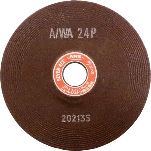 【即納在庫品】「直送」NRS SA1506-A24P 【25個入】研削砥石 セブンエース 150×6×22 A／WA24P