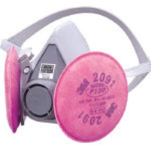 【即納在庫品】「直送」3M 6000/2091-RL3L 半面形防じんマスク　RL3　ラージサイズ