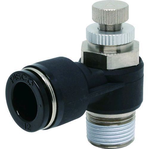 乐天商城 - 【即納在庫品】「直送」ピスコ JSC12-03A スピードコントローラ エルボ メーターアウト制御チューブ12ネジR3／8 JSC1203A