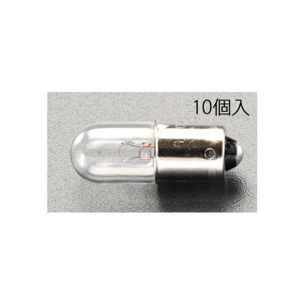 【即納在庫品】「直送」エスコ EA758ZA-42 12V/0.11A小パネル球 （10個入）【キャ...