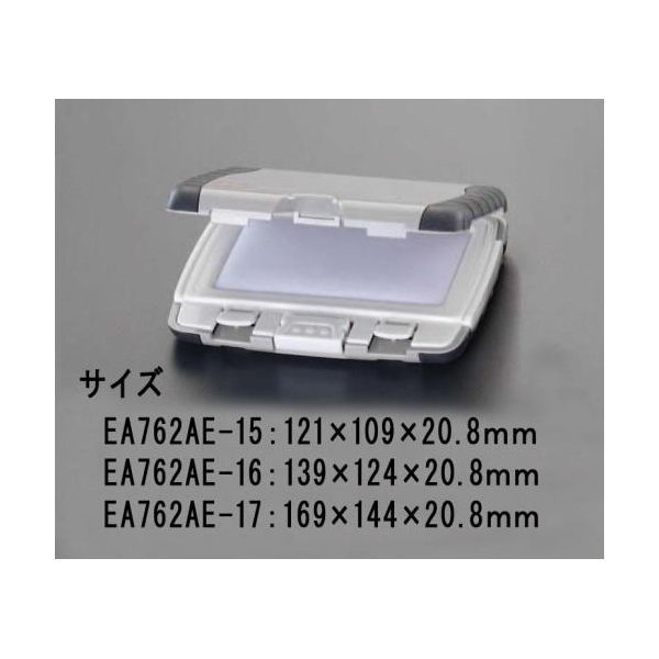 エスコ EA762AE-16 139x124x20.8mm スタンプ台 （インク無し）【キャンセル不可】
