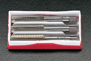 Tool Kits - (LINEクーポン有)【個人宅配送不可】【即納在庫品】「直送」エスコ EA829EC-1.5 3/16 xW24 SKS ハンドタップセット EA829EC1.5【キャンセル不可】