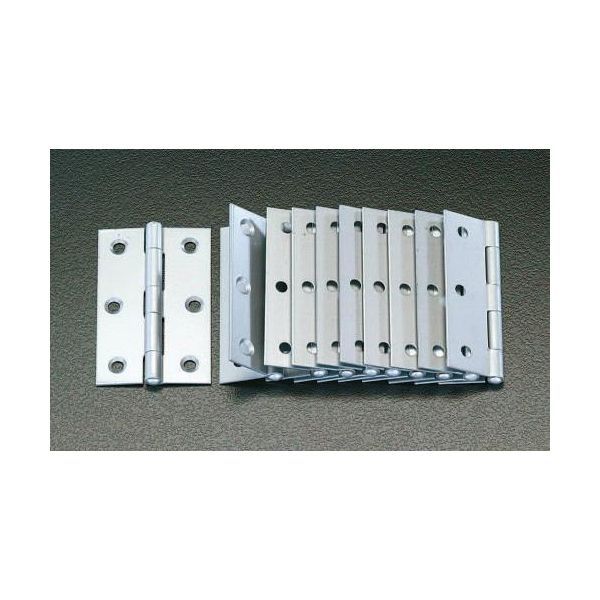 エスコ EA951CJ-51 51mm シルバ−丁番 （10個）【キャンセル不可】