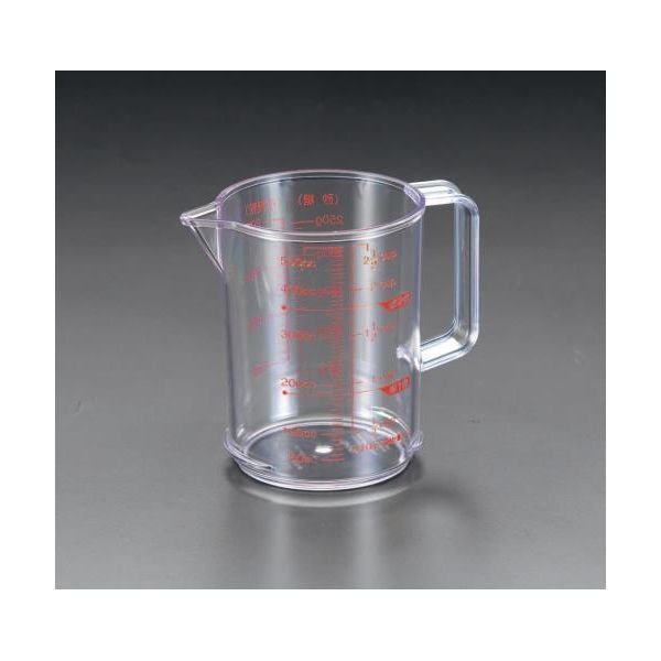 【即納在庫品】「直送」エスコ EA991KA-25 220ml （耐熱） 計量カップ【キャンセル不可】