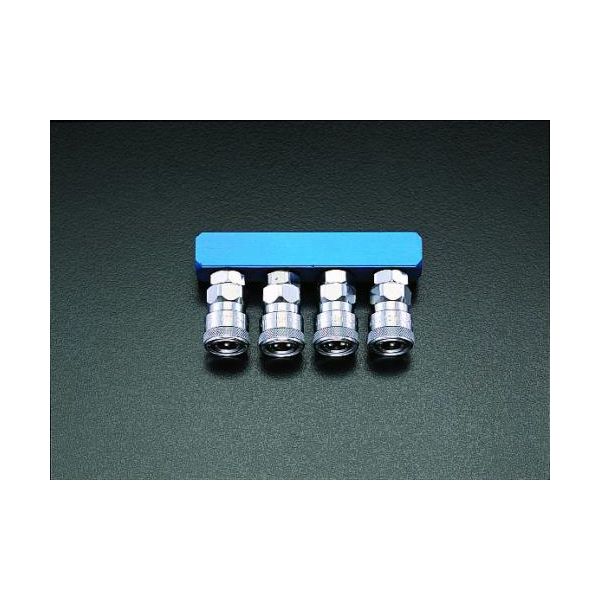 【即納在庫品】「直送」エスコ EA140DN-4 4連カプラーソケット EA140DN4【キャンセル不可】