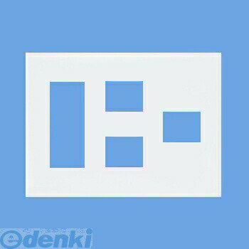 パナソニック電工 Panasonic WTF8086W スクエアコンセントプレート（3コ+2コ+1コ用）