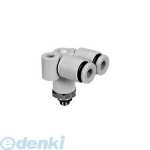 (LINEクーポン有)SMC KQ2LU04-M5A 【10個入】ワンタッチ管継手 ブランチエルボユニオン KQ2LU04M5A