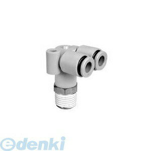 SMC KQ2LU08-02AS 【10個入】ワンタッチ管継手 ブランチエルボユニオン KQ2LU0802AS