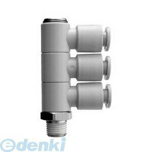 SMC KQ2VT12-04AS 【5個入】ワンタッチ管継手 トリプルユニバーサルエルボ KQ2VT1204AS