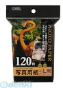 オーム電機 01-3252 写真用紙 光沢 L判 120枚 PA-PRC-L/120
