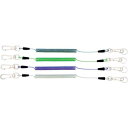 【即納在庫品】「直送」オーエッチ工業 SCN-10B 安全ロープ 落下防止用セーフティコード ステンレスワイヤー入り 使用荷重1Kg ブラック 最大長さ1700...