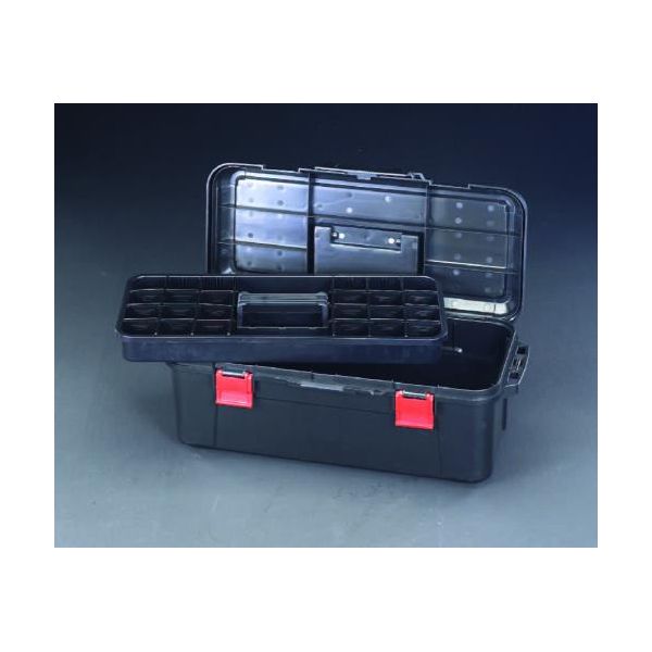 エスコ EA507MD-1 500x257x224mm [中皿付]工具箱【キャンセル不可】