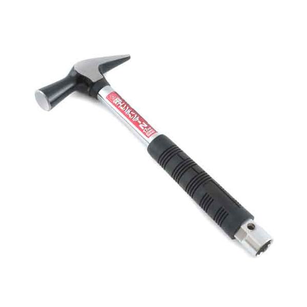 【用途】大工作業用金槌。【機能・特徴】先切型です。ソケットが付いています。【仕様】●柄長：255mm。【注意事項ほか】硬く焼入れされたものをたたかないで下さい。周囲の安全を確認して作業して下さい。安全の為に必ず安全メガネを着用して下さい。大工道具 金槌 特殊ハンマー