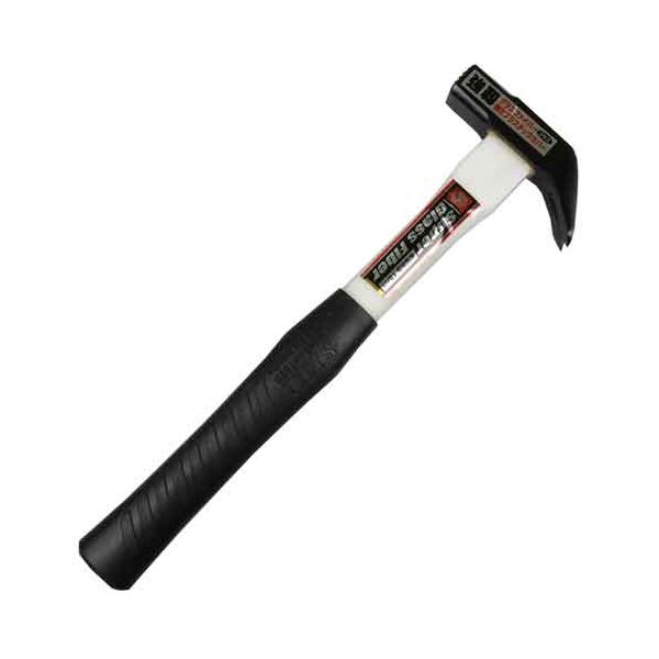 【用途】木材への釘打ち及び釘抜き。【機能・特徴】手にフィットし、滑りにくいグリップです。頭にスジ目が入っているので釘を打つ時滑りにくくなっています。【仕様】●18mm。●柄：グラスファイバー。【注意事項ほか】使用前に柄のシュリンクフィルムを外して下さい。周囲の安全を確認して作業して下さい。安全の為に必ず安全メガネを着用して下さい。頭部や柄部に亀裂またはガタつきのある場合は使用しないで下さい。大工道具 金槌 FG柄パイプ柄玄能