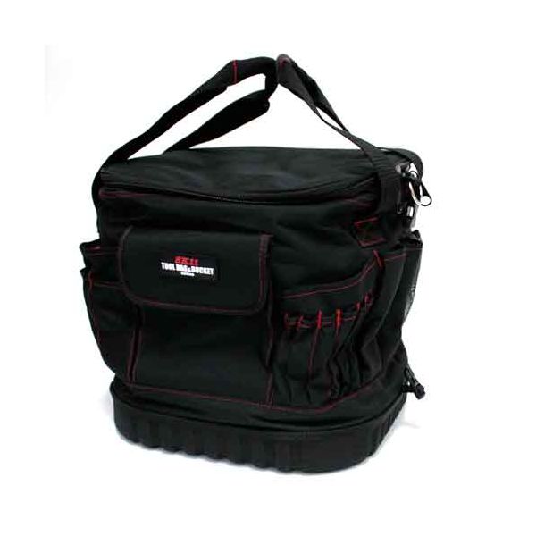 【用途】工具・道具・資材等の収納、持ち運び。【機能・特徴】耐久性がアップしたプロ仕様ハイグレードタイプです。D環付なのでショルダーベルト(別売)取付可能です。安心のフタ付きです。【仕様】●サイズ：(幅)約350x(奥行)約350x(高さ)約310mm・(折りたたみ時高さ)約180mm。●撥水加工。●EVA強化底。●ポリエステル。●ワイヤー鋼鉄線。【注意事項ほか】合成繊維製品ですので、火気、薬品等に近づけないで下さい。先の尖った物や鋭利な物を収納するときは、バッグが破れる恐れがあ収納用品 ツールバッグ